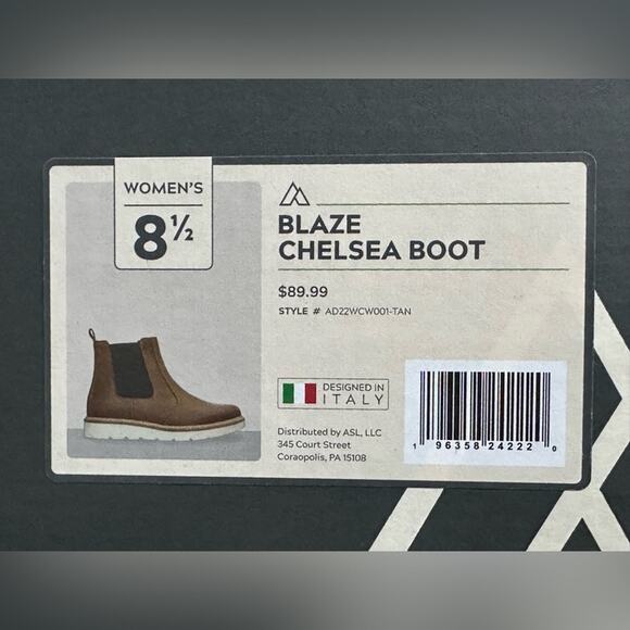 Alpine Design Women’s Light Brown/TAN Bottom Blaze Chelsea Boot AD22WCW001 - 8.5 - Picture 9 of 9